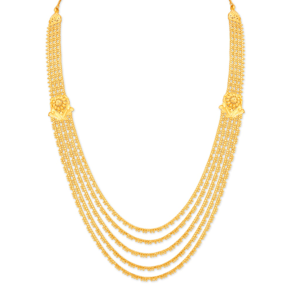 Alluring Gold Shahi Haar for the Maharashtrian Bride,,hi-res image number null
