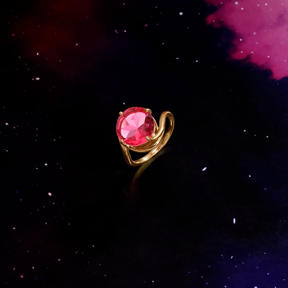 Radiant Pink Gold Ring,,hi-res image number null