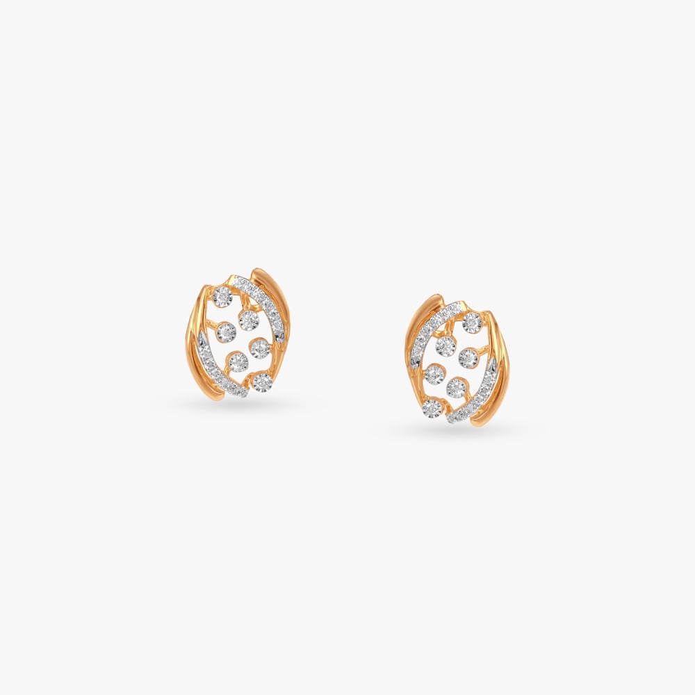 Aurora Orbit Diamond Stud Earrings,,hi-res image number null