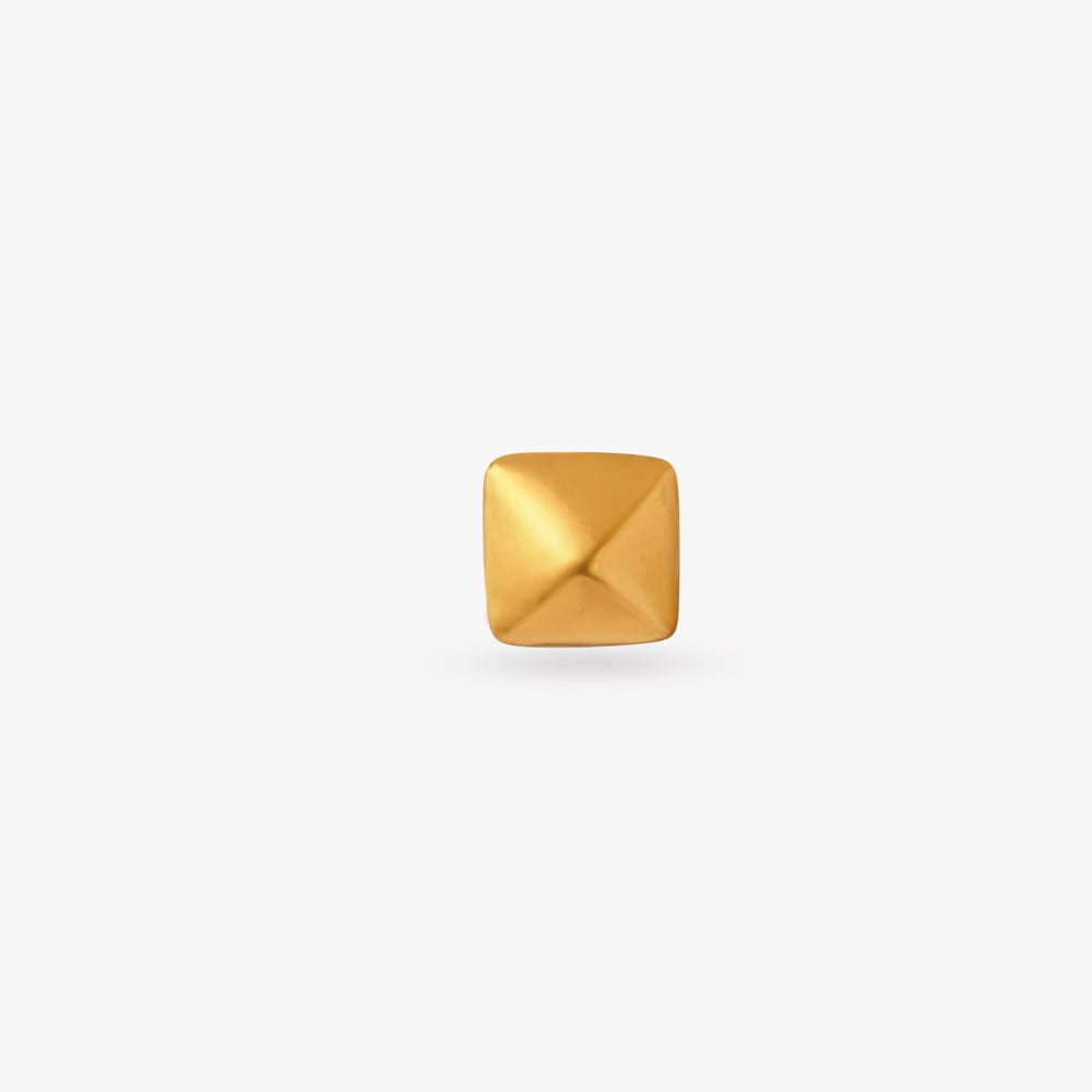 Angular Radiance Gold Nose Pin,,hi-res image number null