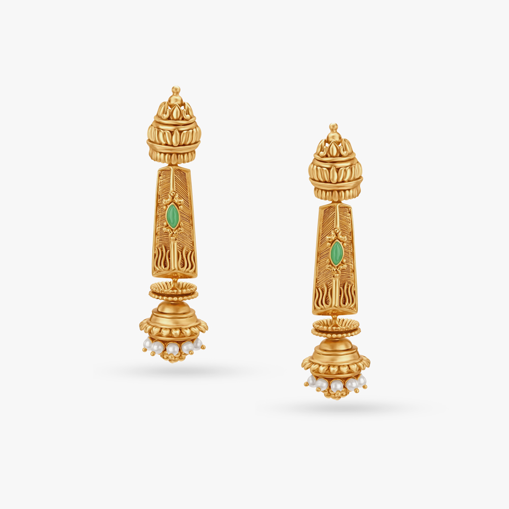 Textured Darasuram Necklace Set,,hi-res image number null