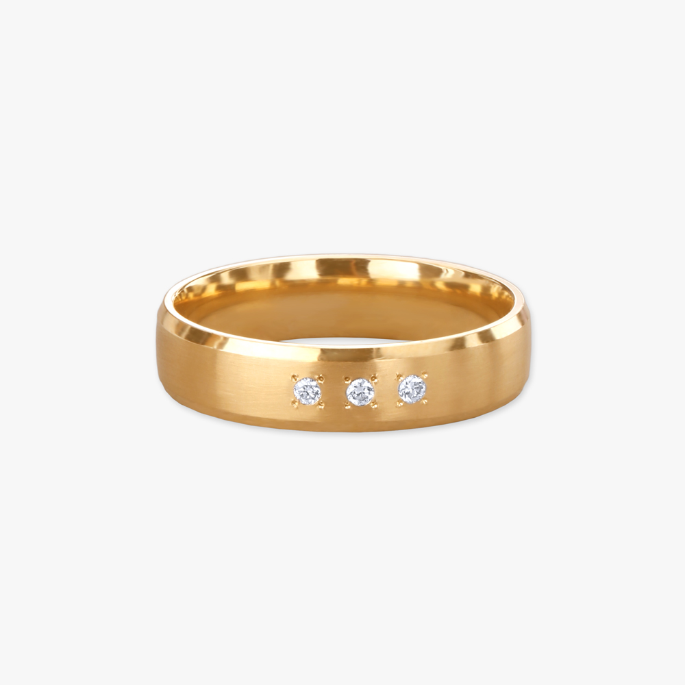 Subtle Spark Diamond Finger Ring For Men,,hi-res image number null