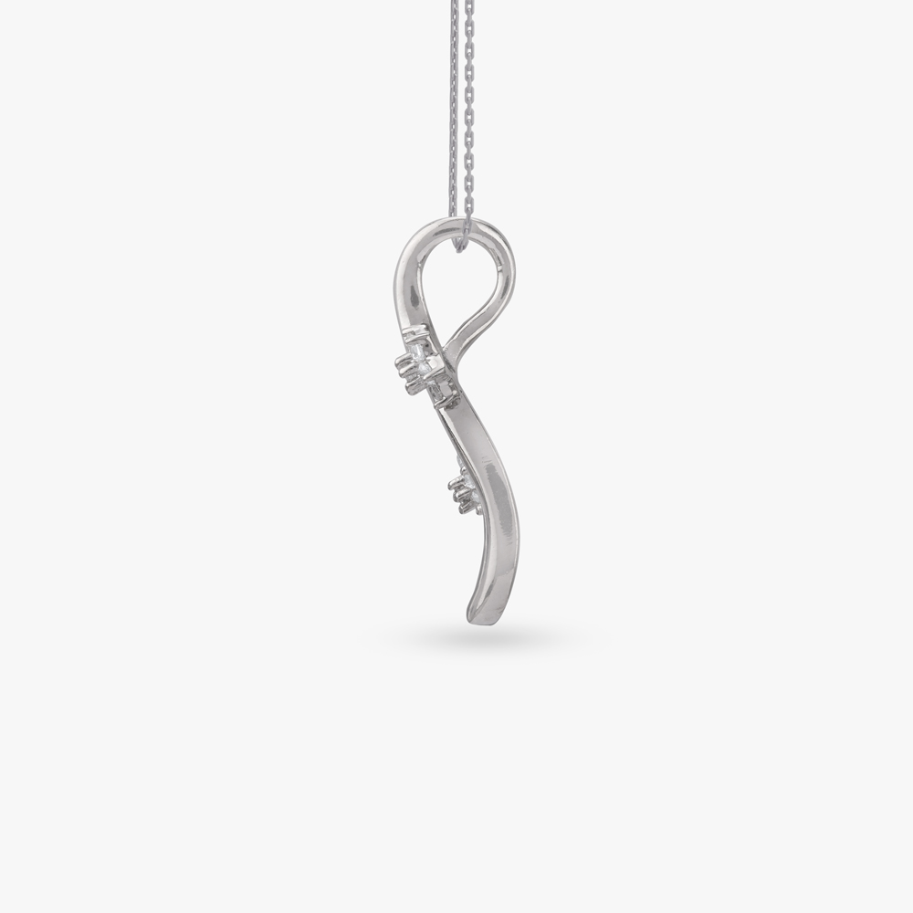 Twinkle Trail Silver Pendant and Earrings Set,,hi-res image number null
