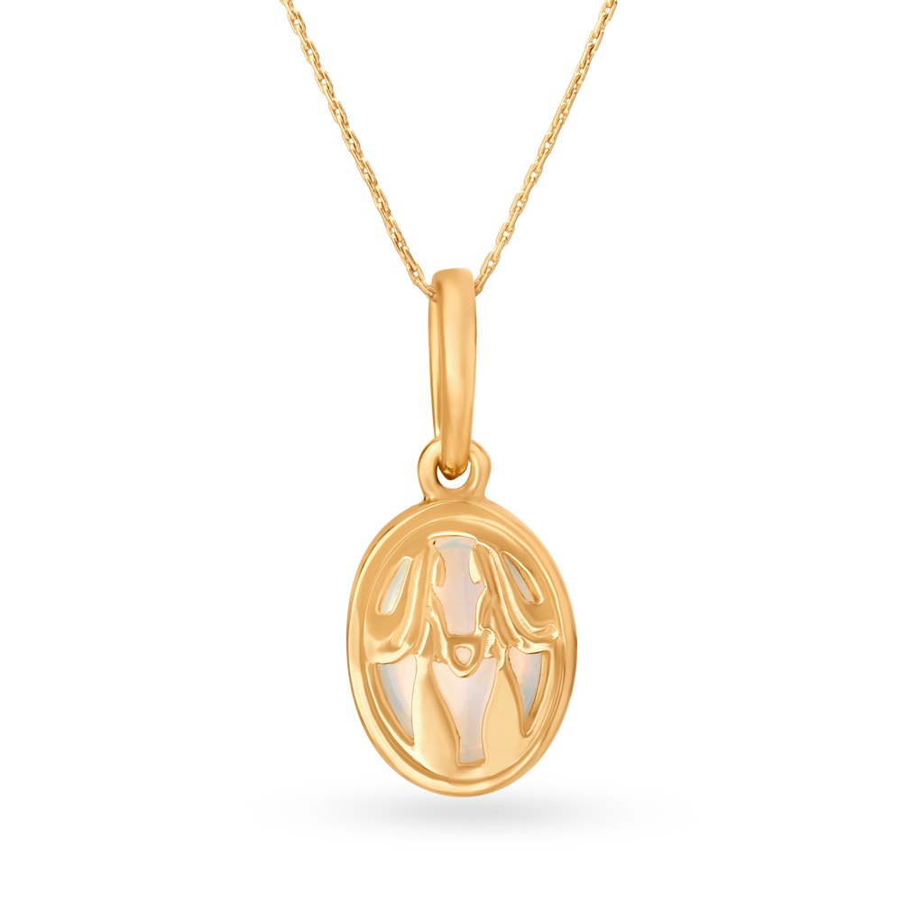 Mia Radiant 14KT Yellow Gold Rainbow Gemini Birthstone Pendant,,hi-res image number null