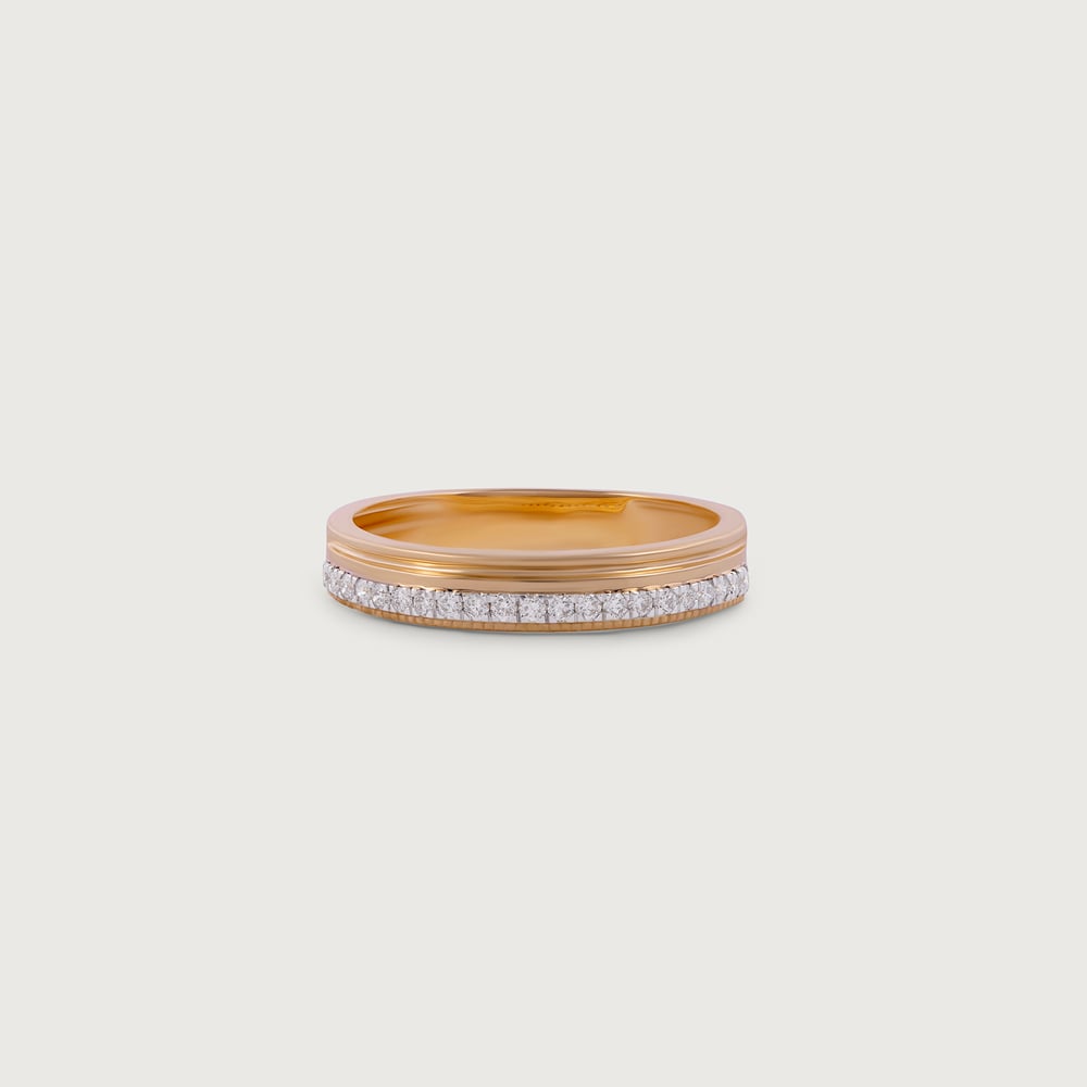 Bold Moves Gold & Diamond Finger Ring for Men,,hi-res image number null