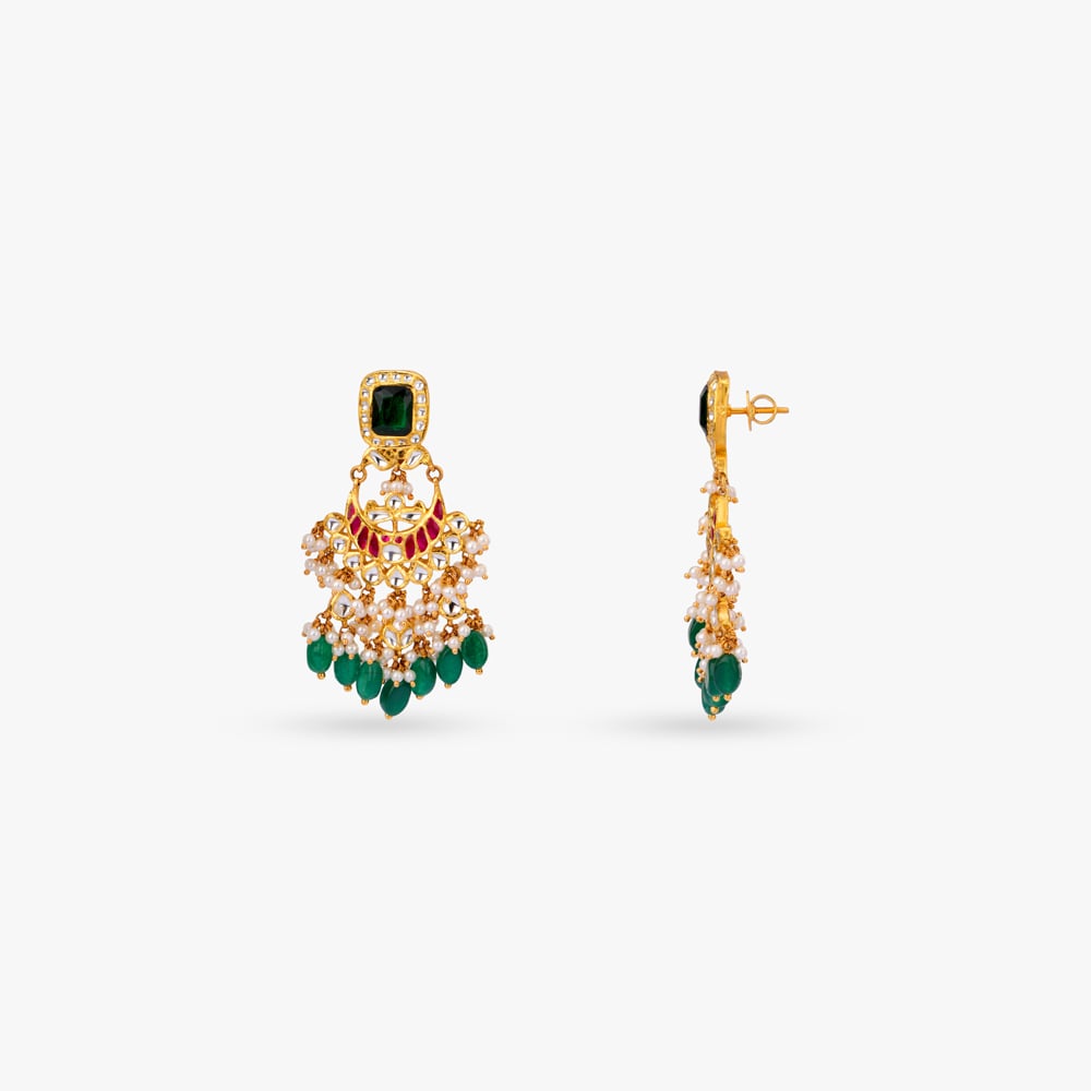 Majestic Crescent Gold Necklace Set,,hi-res image number null