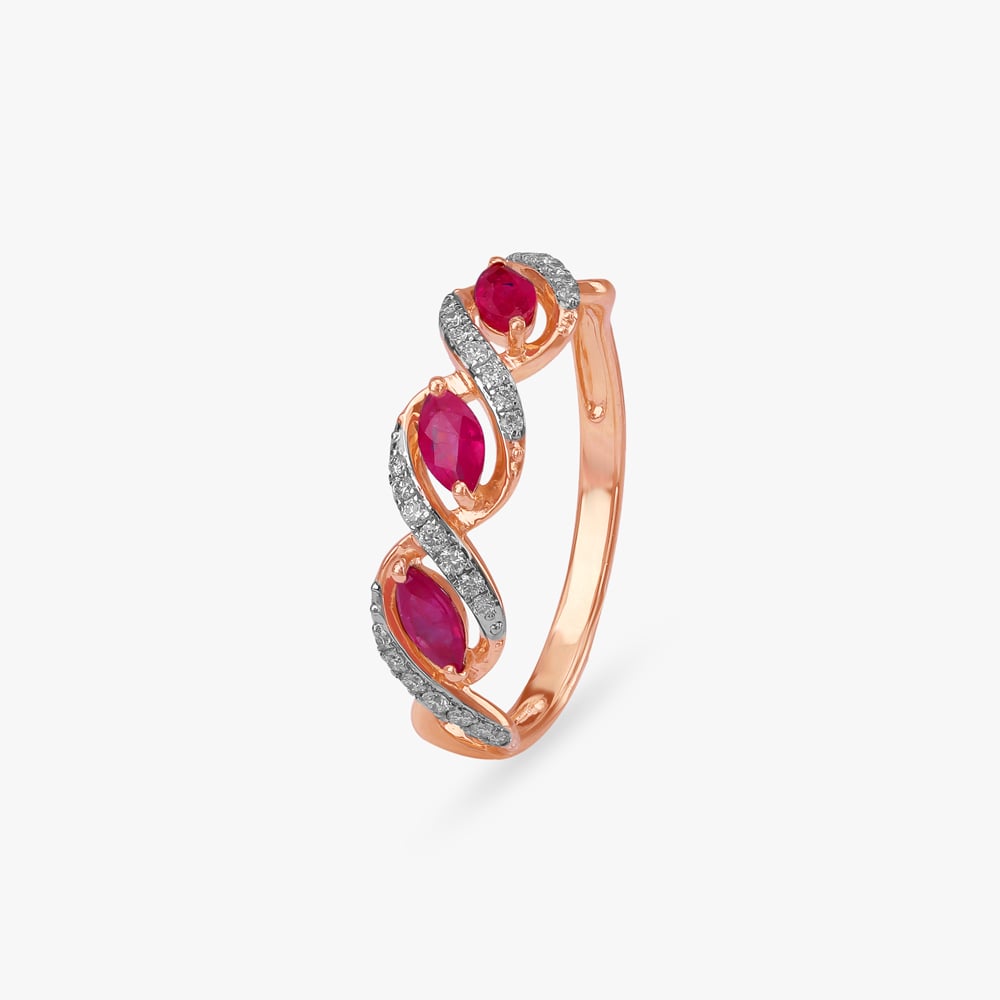 

Scarlet Sway Diamond Ring