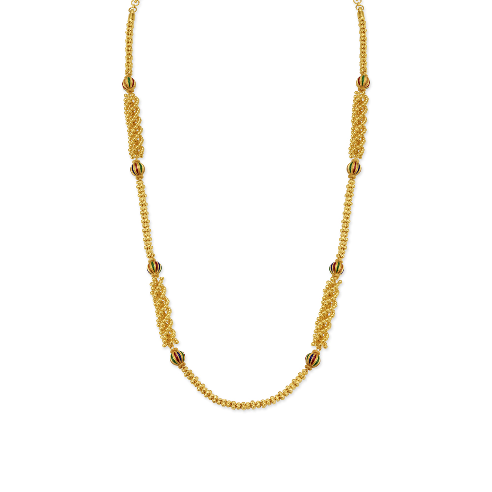 Dainty Bengali Gold floral Chain