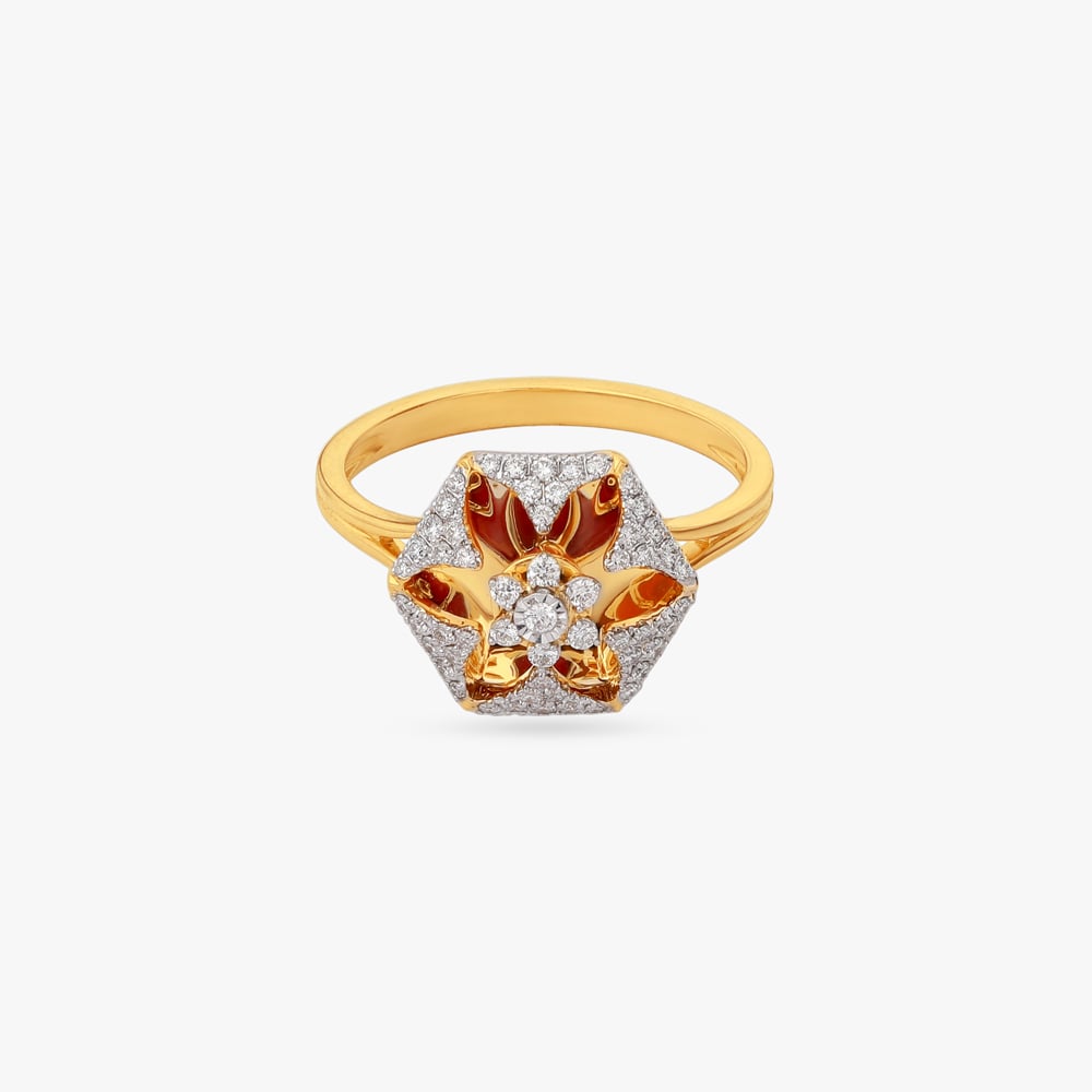 Hidden Bloom Diamond Ring,,hi-res image number null
