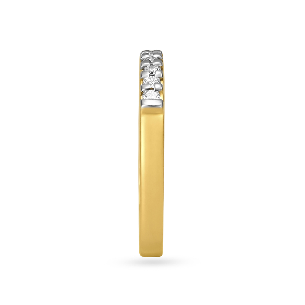 Resplendent 18 Karat Yellow Gold And Diamond Finger Ring,,hi-res image number null