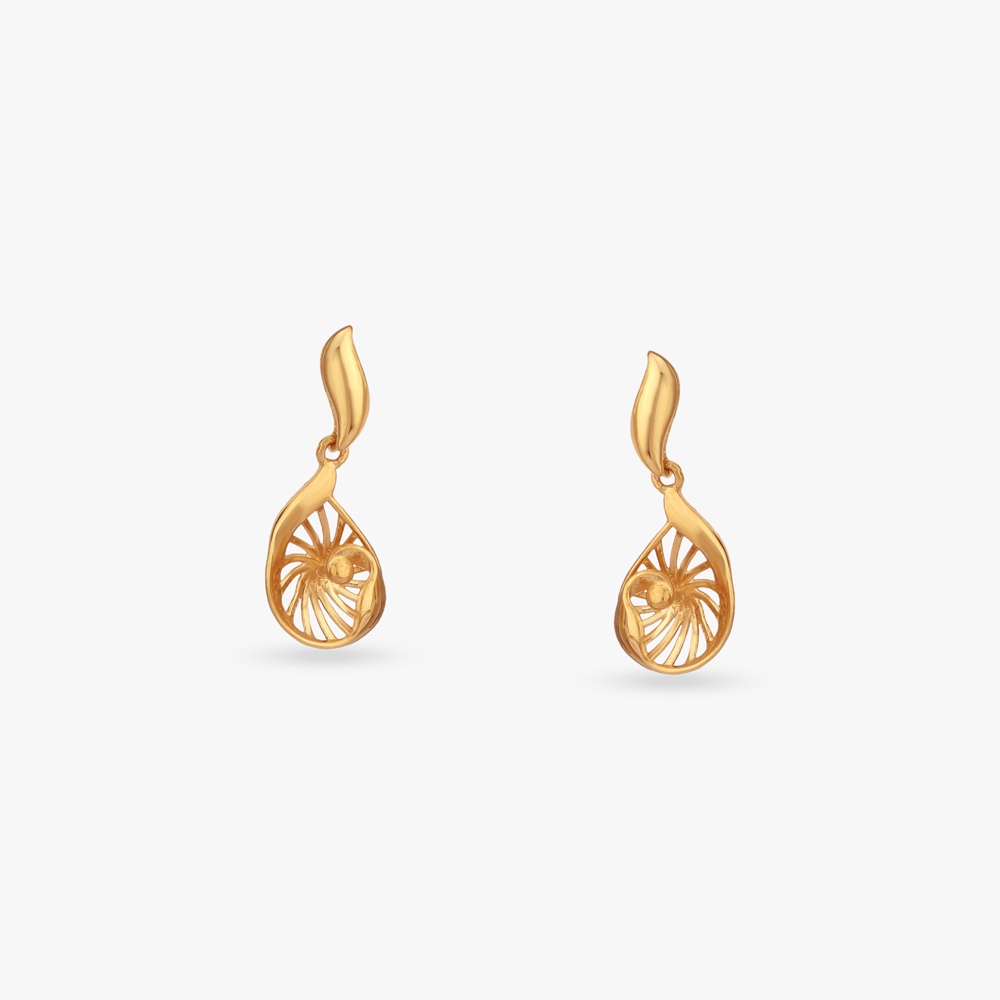 Luminous Leaf Gold Necklace Set,,hi-res image number null