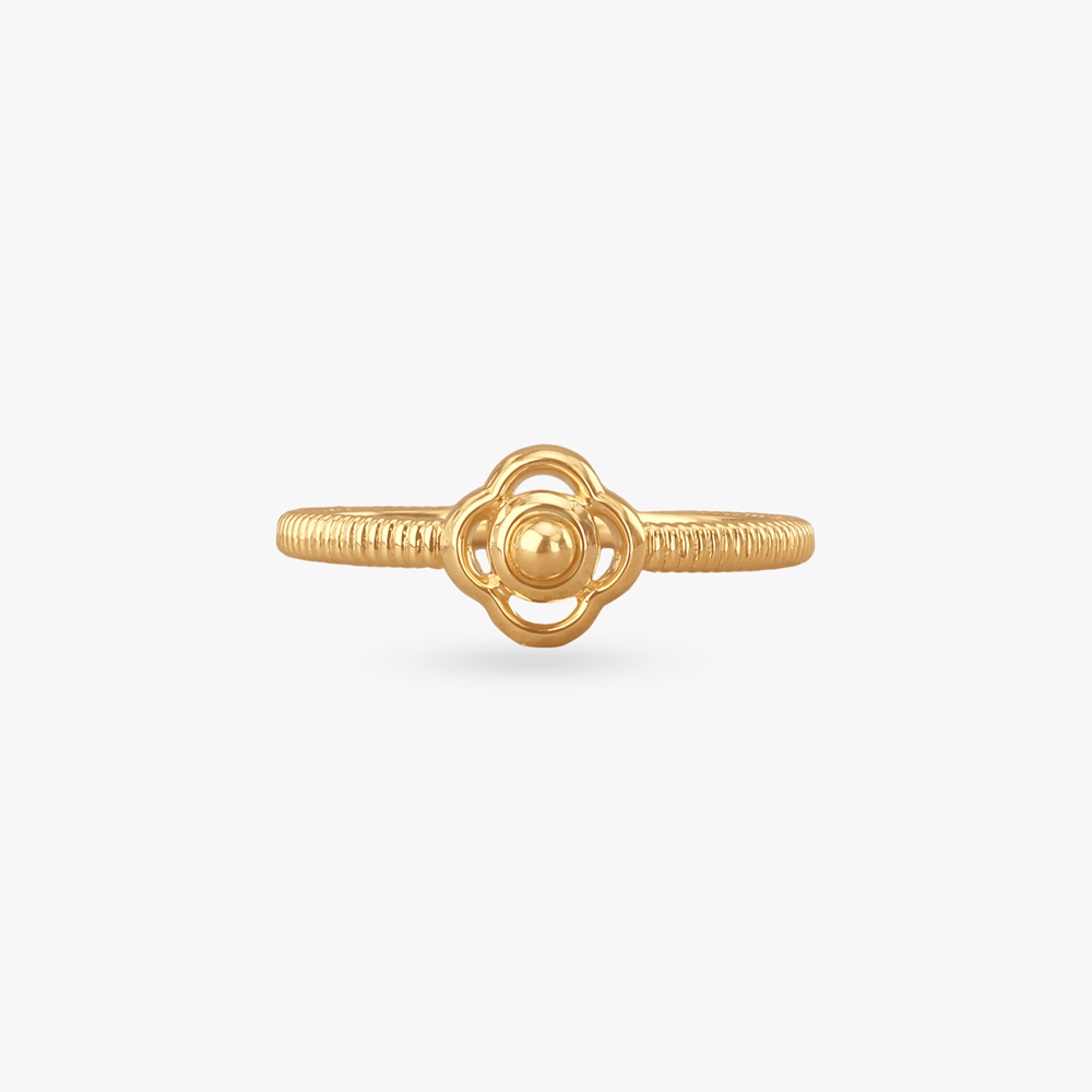 Bloom Dot Gold Ring,,hi-res image number null