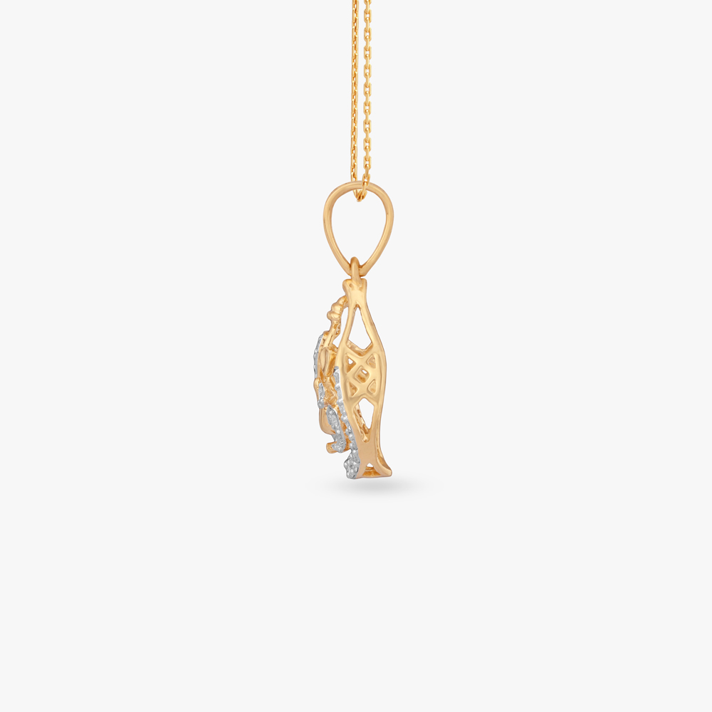 Divine Ganesh Diamond Pendant,,hi-res image number null