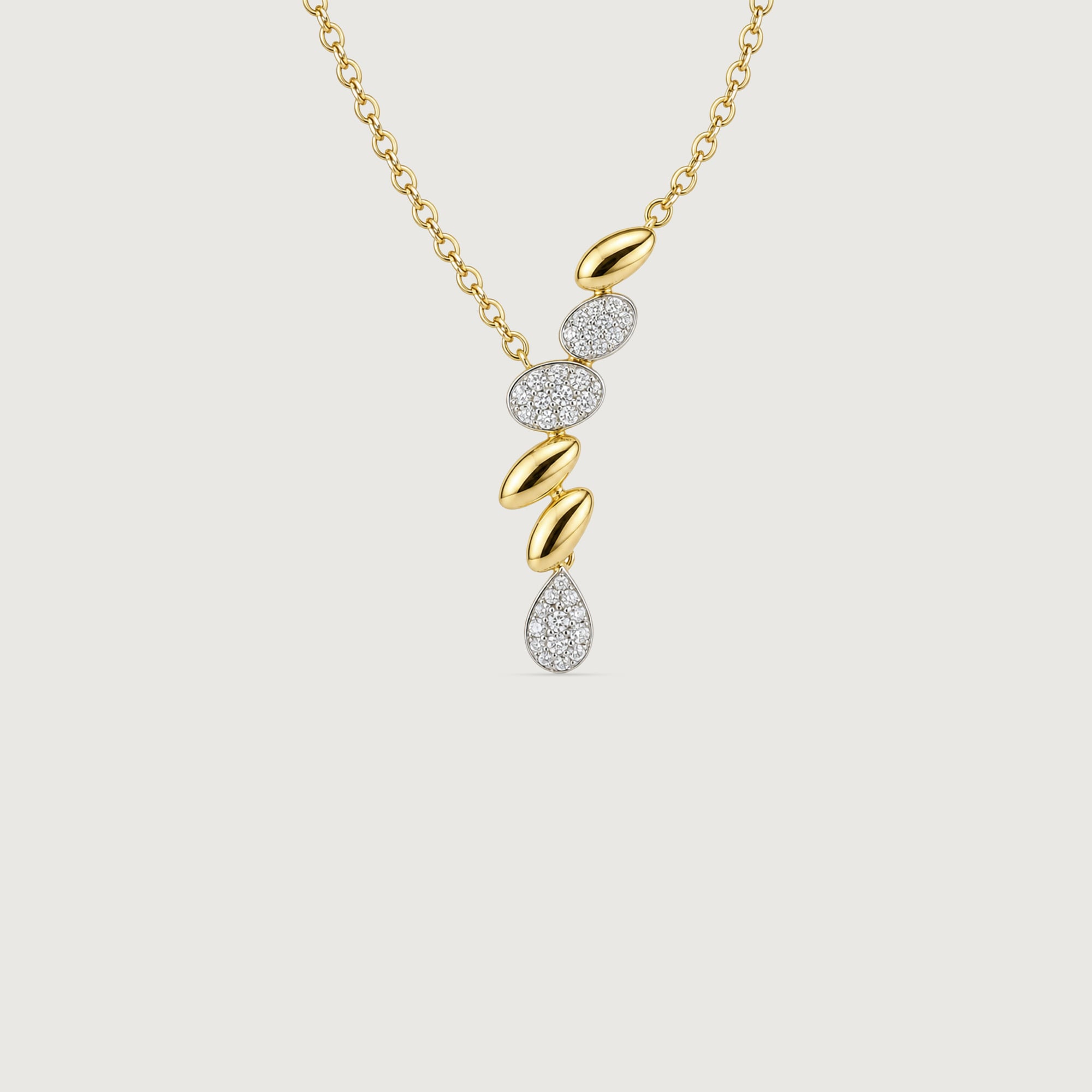 Cascading Rhythm Diamond Necklace,,hi-res image number null