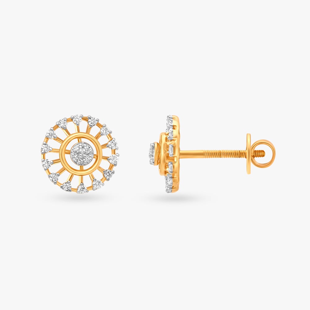 Circle of Radiance Stud Earrings,,hi-res image number null