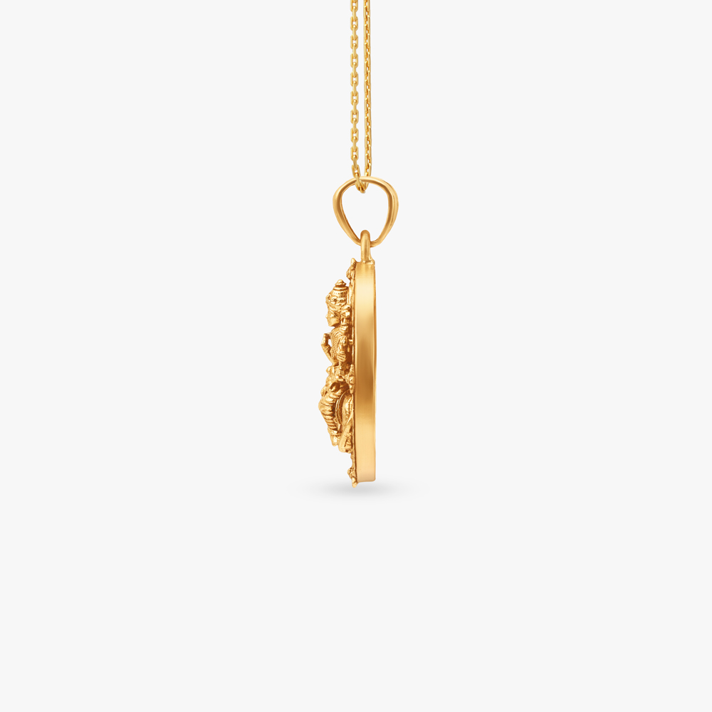 Durga Shakti Gold Pendant,,hi-res image number null