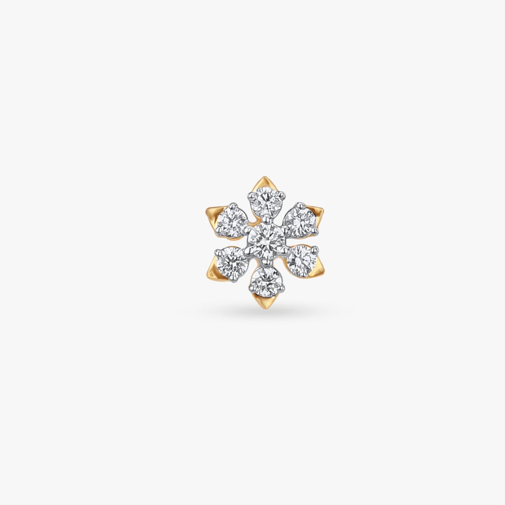 Petal Perfection Diamond Nose Pin,,hi-res image number null