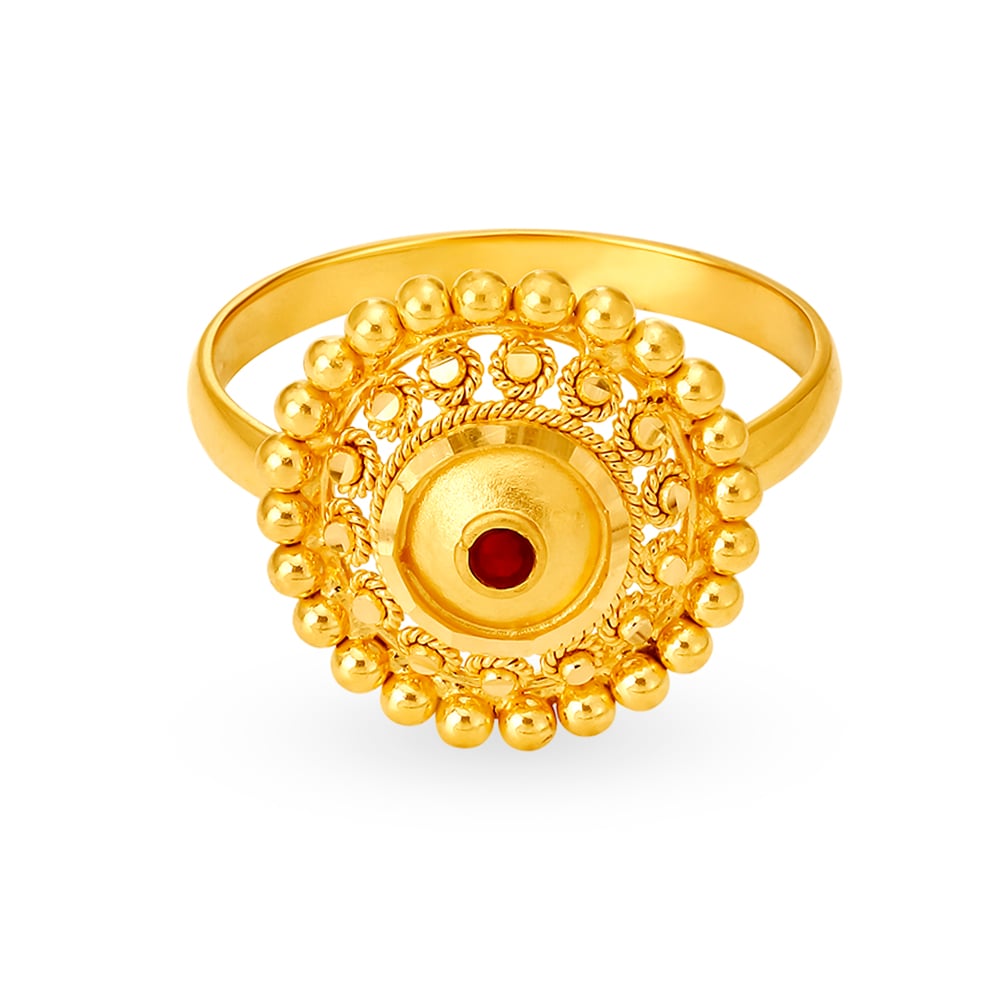Sparkling Gold Ring,,hi-res image number null