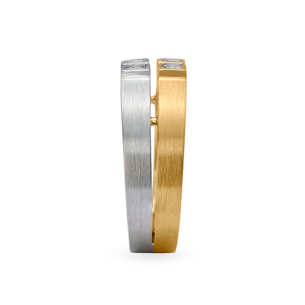 Minimalistic Mesmerising Diamond Ring for Men,,hi-res image number null