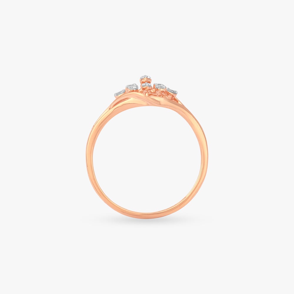 Lattice Bloom Diamond Finger Ring,,hi-res image number null