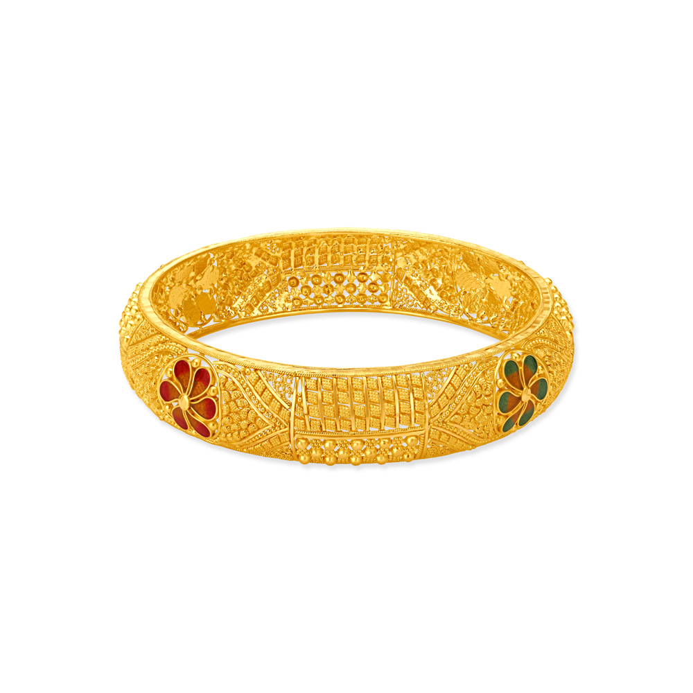 Ethereal Kolkata Round Bangle,,hi-res image number null