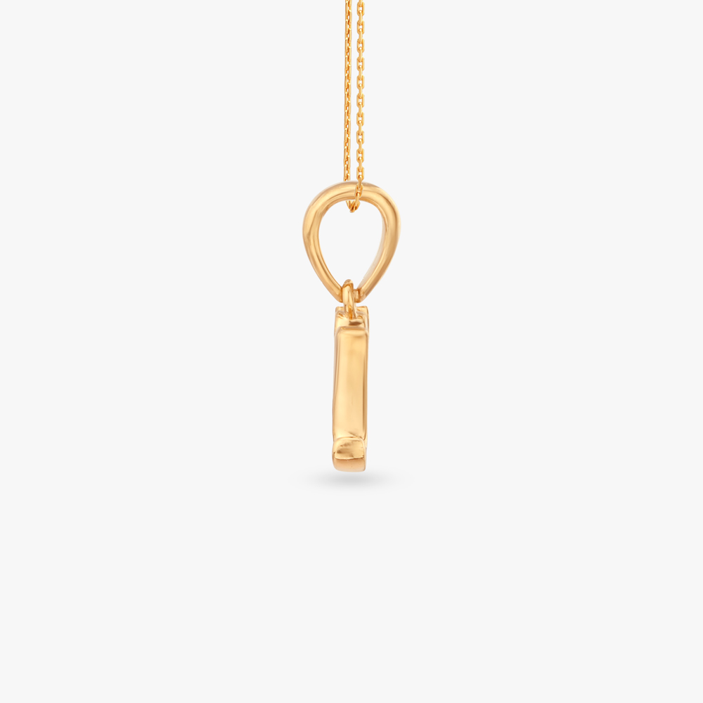 

Signature M Gold Pendant