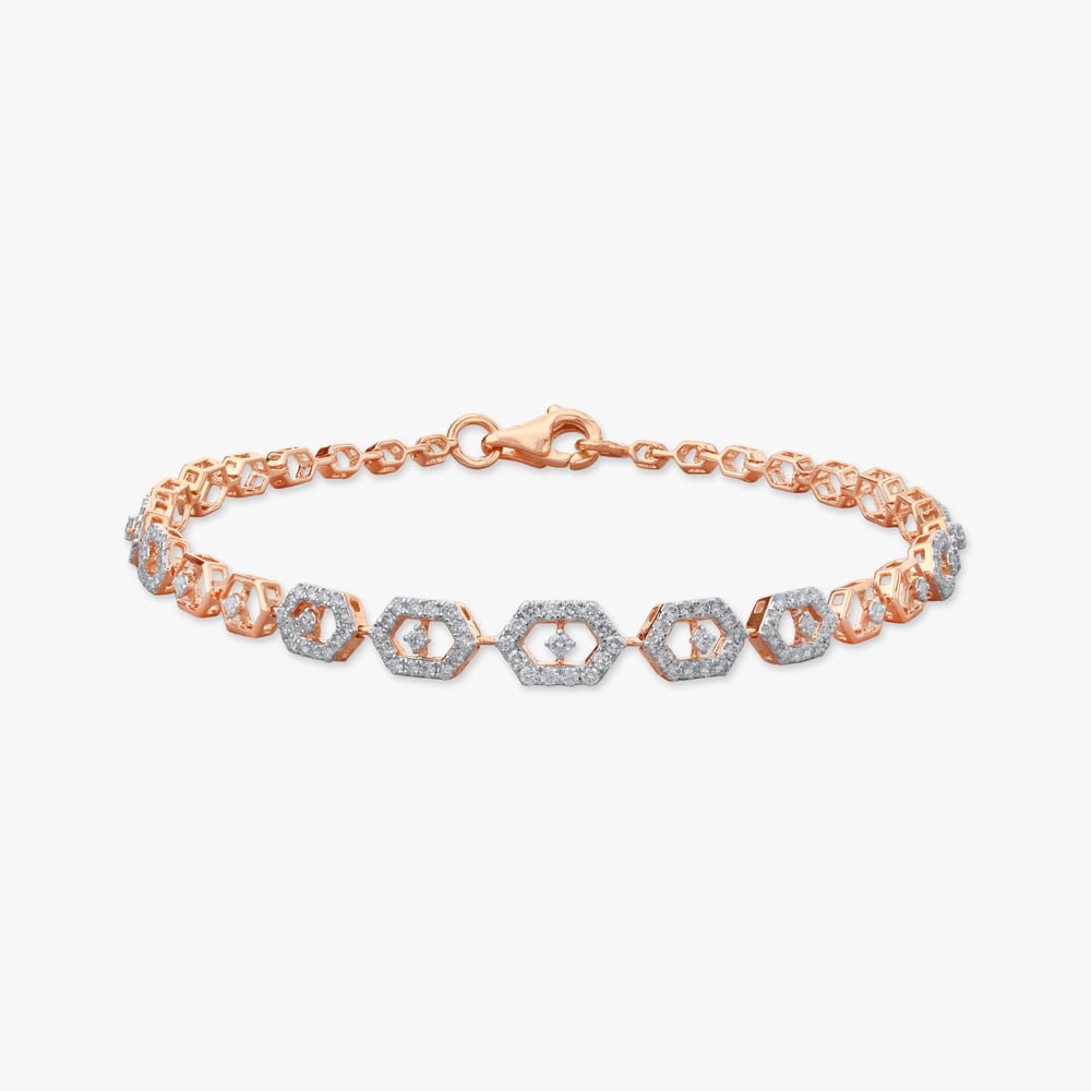 

Radiant Hexa Diamond Bracelet