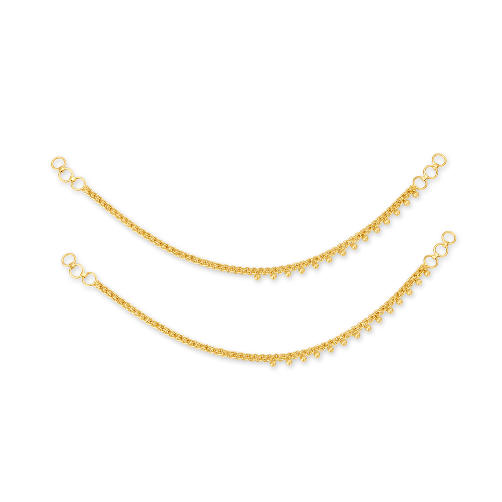 

Dainty Gold Mattal for the Indian Bride