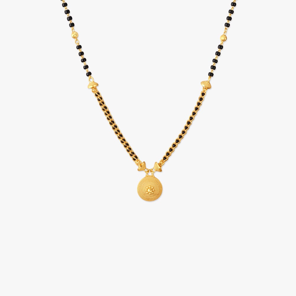 Spiral Disc Mangalsutra,,hi-res image number null
