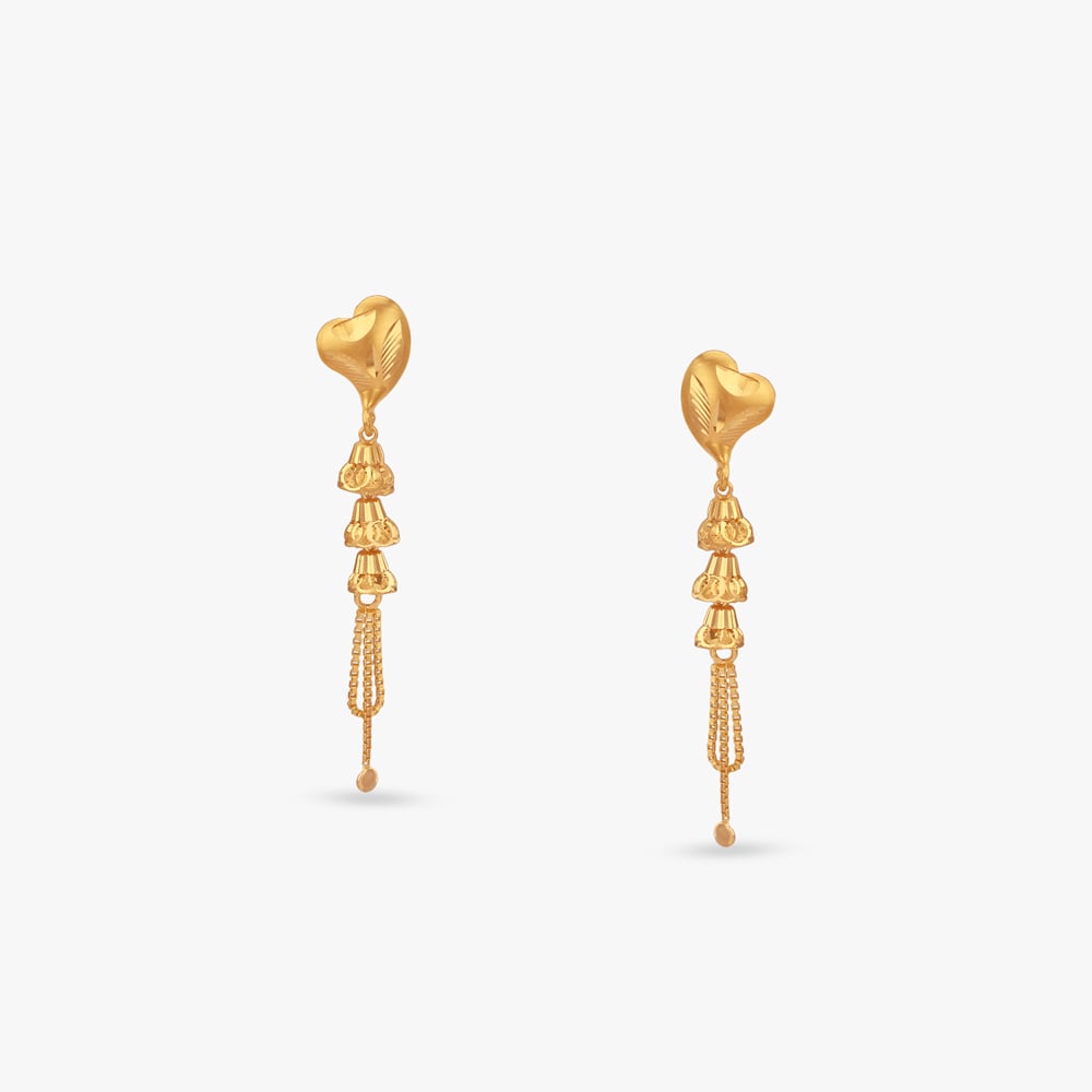 

Amour Glow Gold Drop Earrings