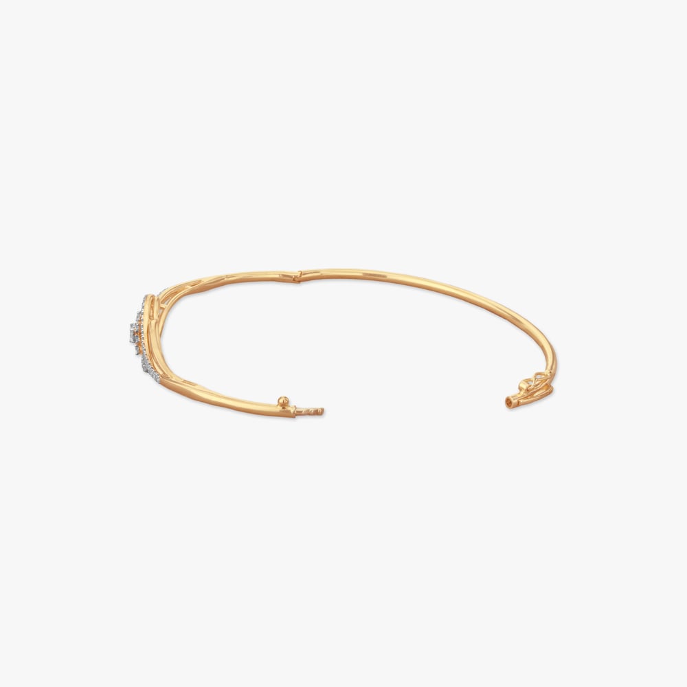 Twining Spark Diamond Bangle,,hi-res image number null