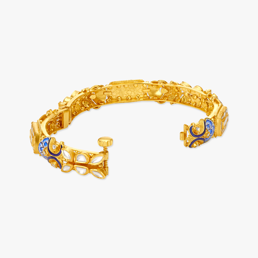 Rangeen Mayur Bangle,,hi-res image number null