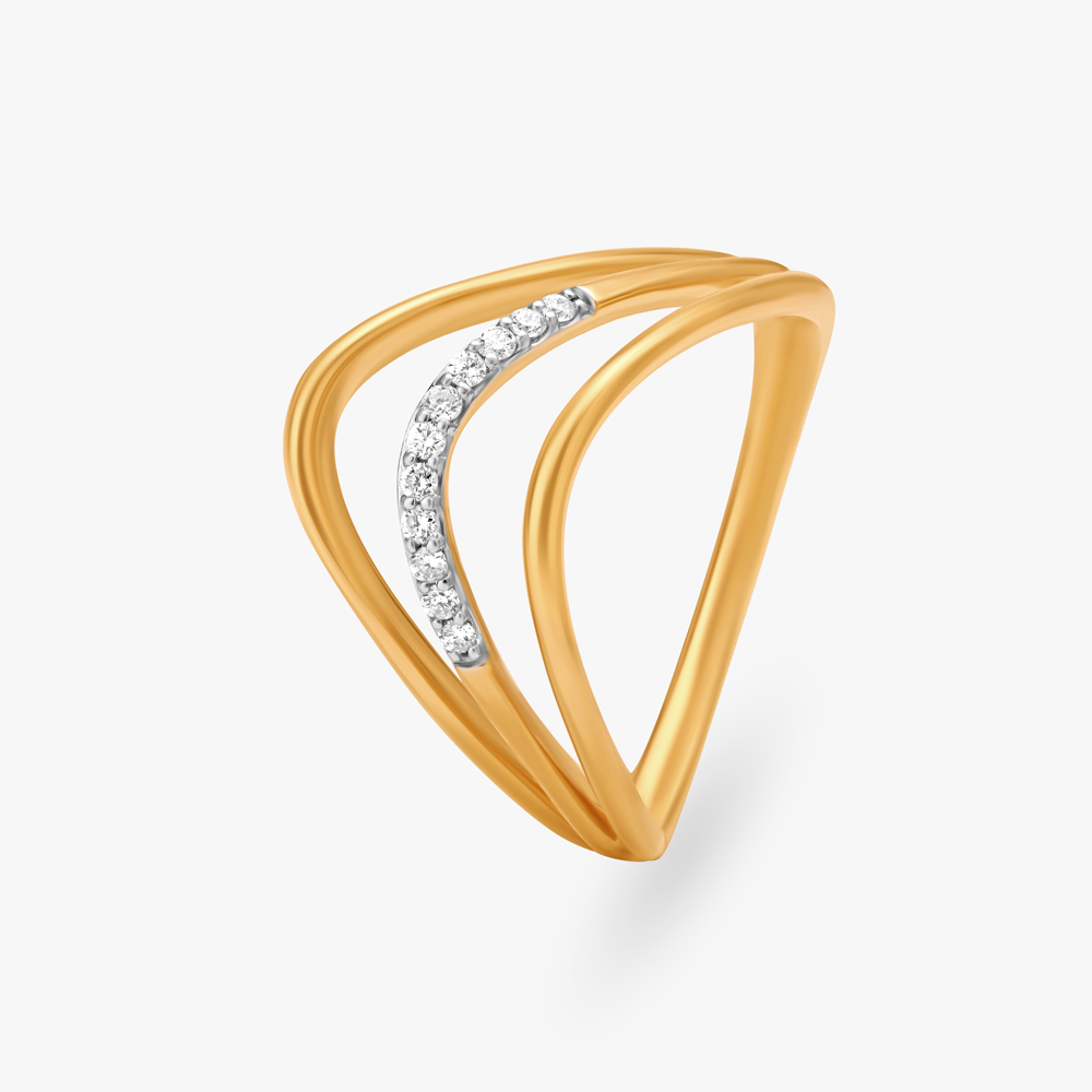 Stackable Arch Diamond Rings,,hi-res image number null