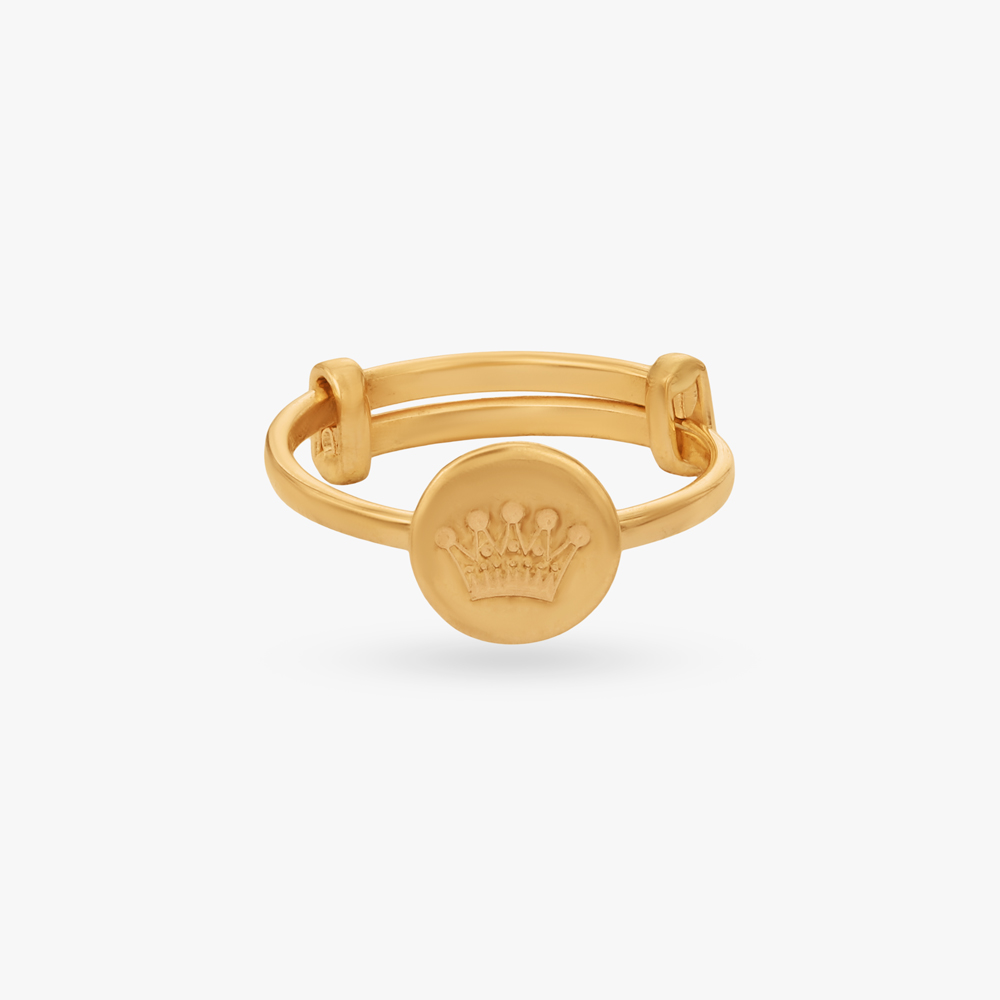 Tiny Monarch Gold Ring for Kids,,hi-res image number null