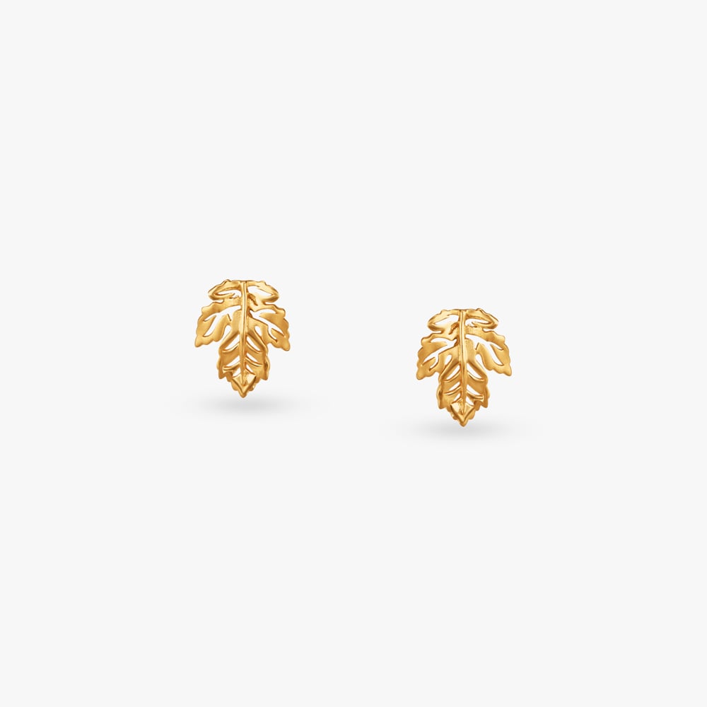 

Little Wild Gold Stud Earrings for Kids