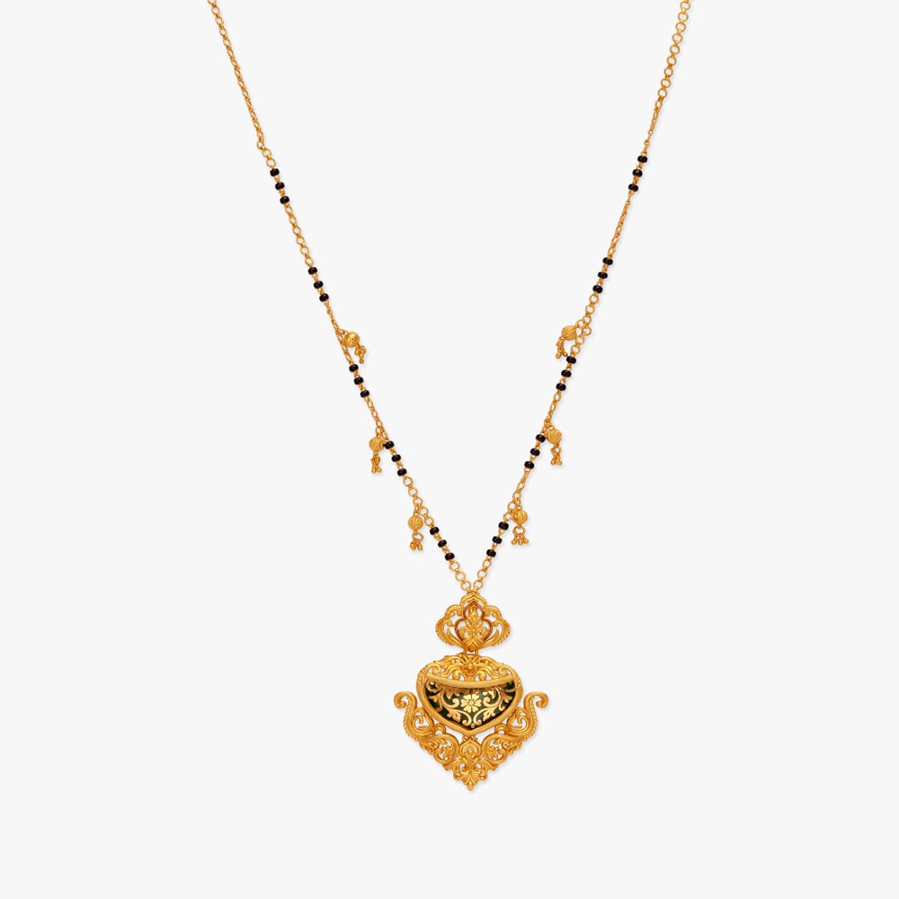Sunrise Aura Gold Mangalsutra,,hi-res image number null