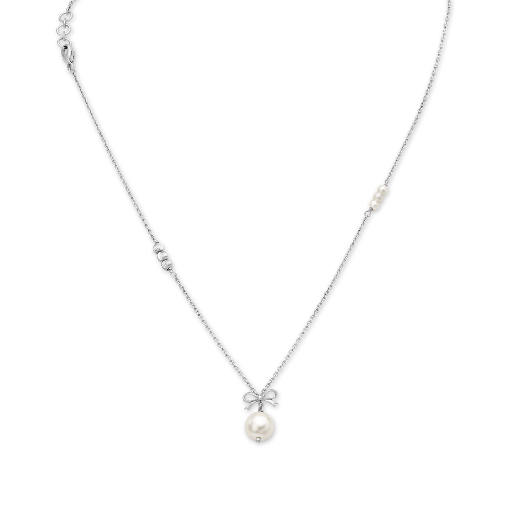 White gold B.zero1 Necklace White with 0.14 ct Diamonds | Bulgari Official  Store