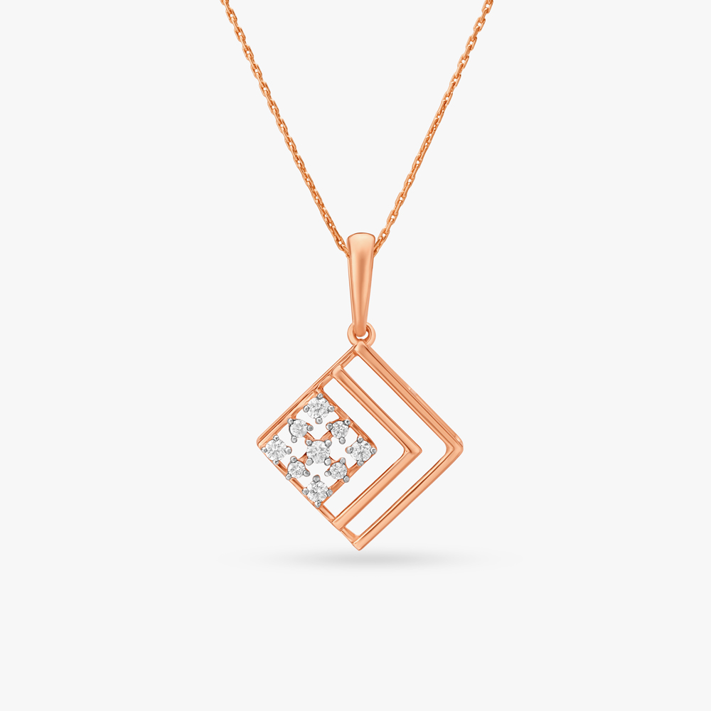 Enchanting Rose Gold Pendant,,hi-res image number null
