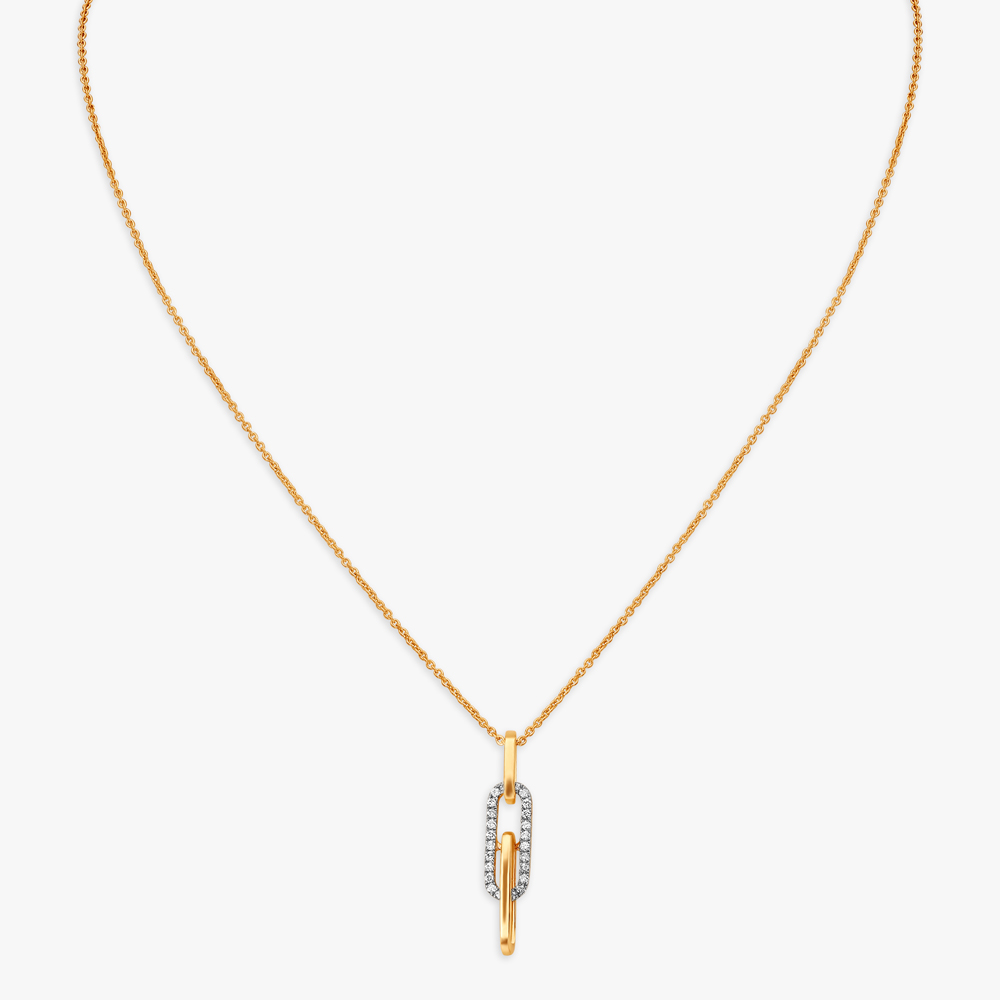 Three Brilliant Hearts Diamond Pendant with Chain,,hi-res image number null