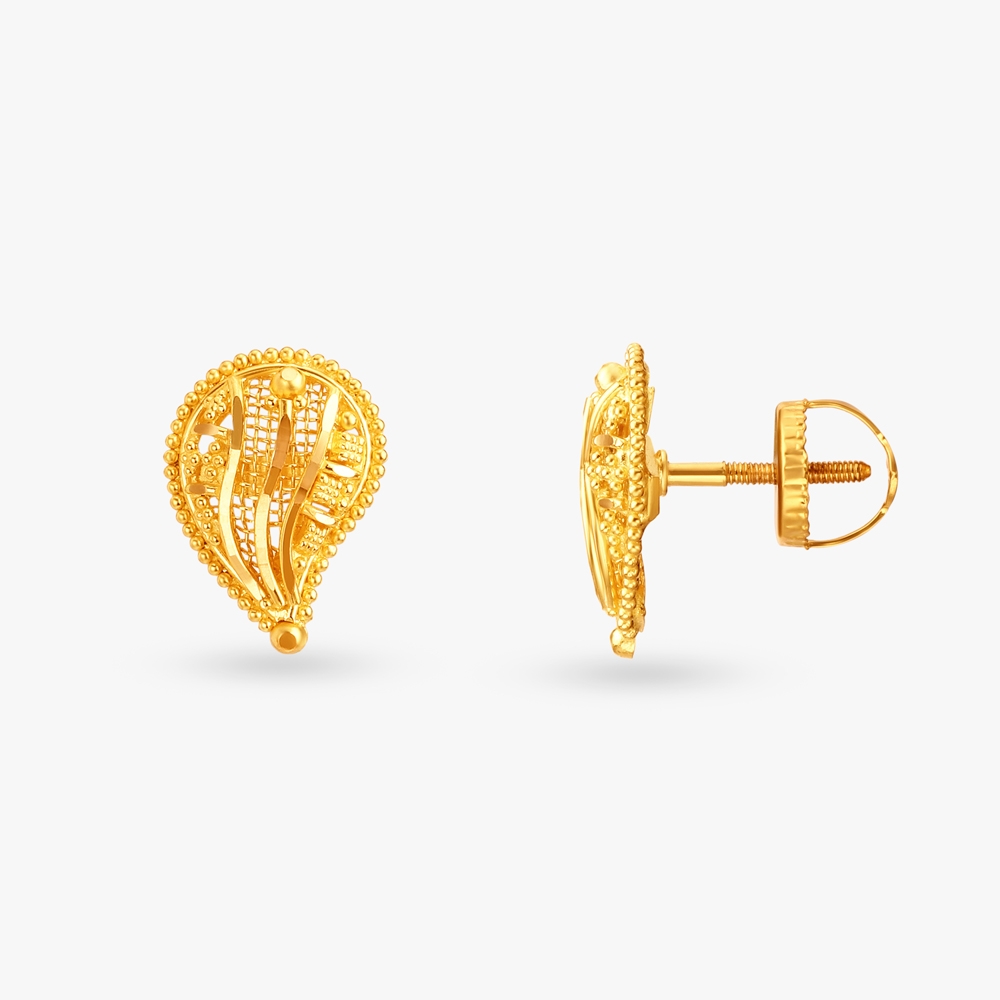 Grandiose Gold Pendant and Earrings Set,,hi-res image number null