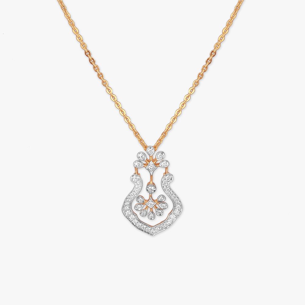 

Chandelier Elegance Diamond Pendant with Chain