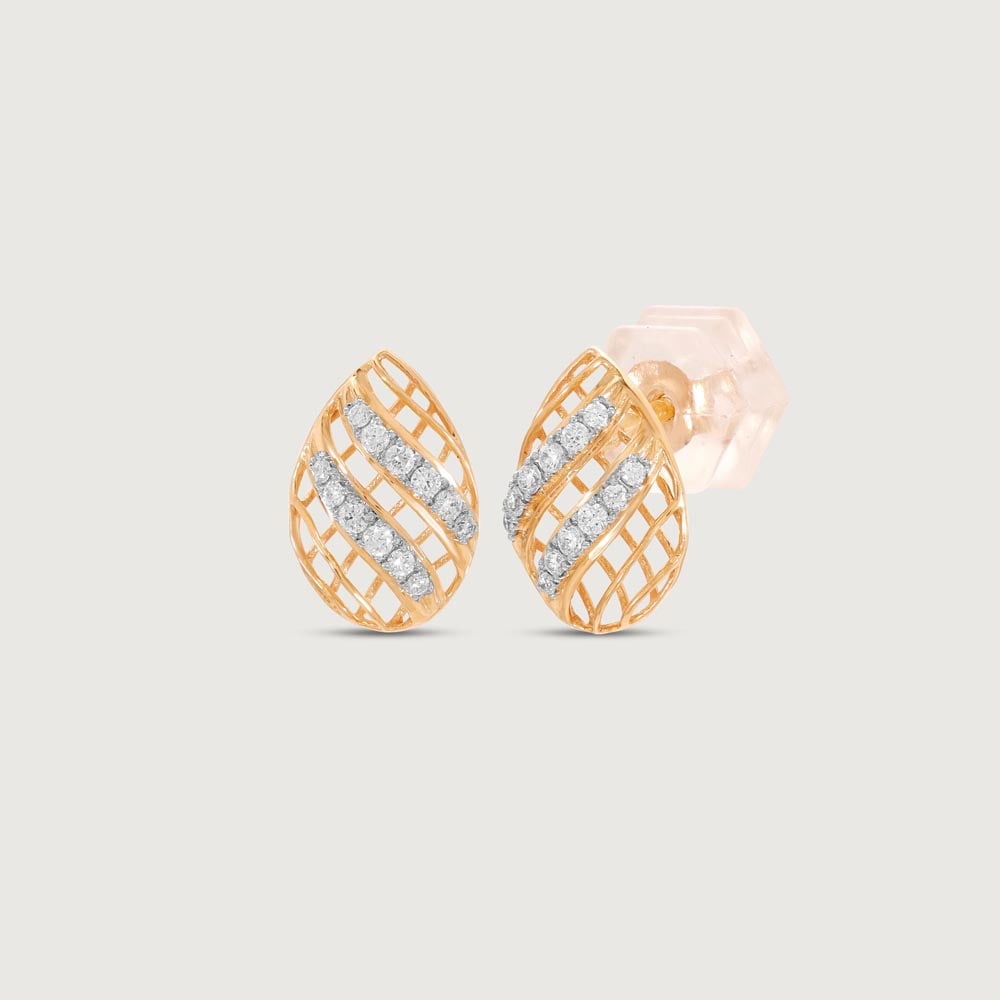 Radiant Curve Diamond Stud Earrings,,hi-res image number null