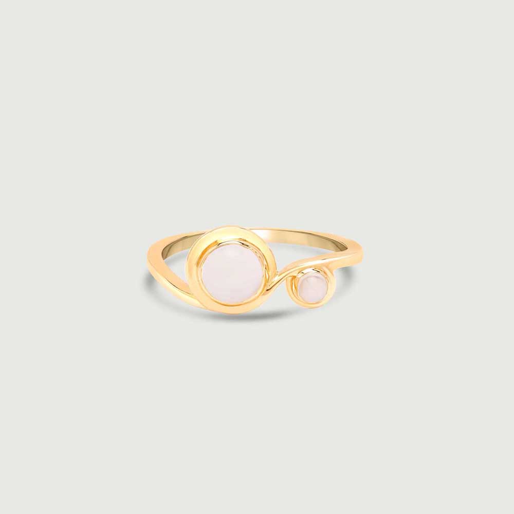 Dreamy Orbit Moon Stone Ring,,hi-res image number null
