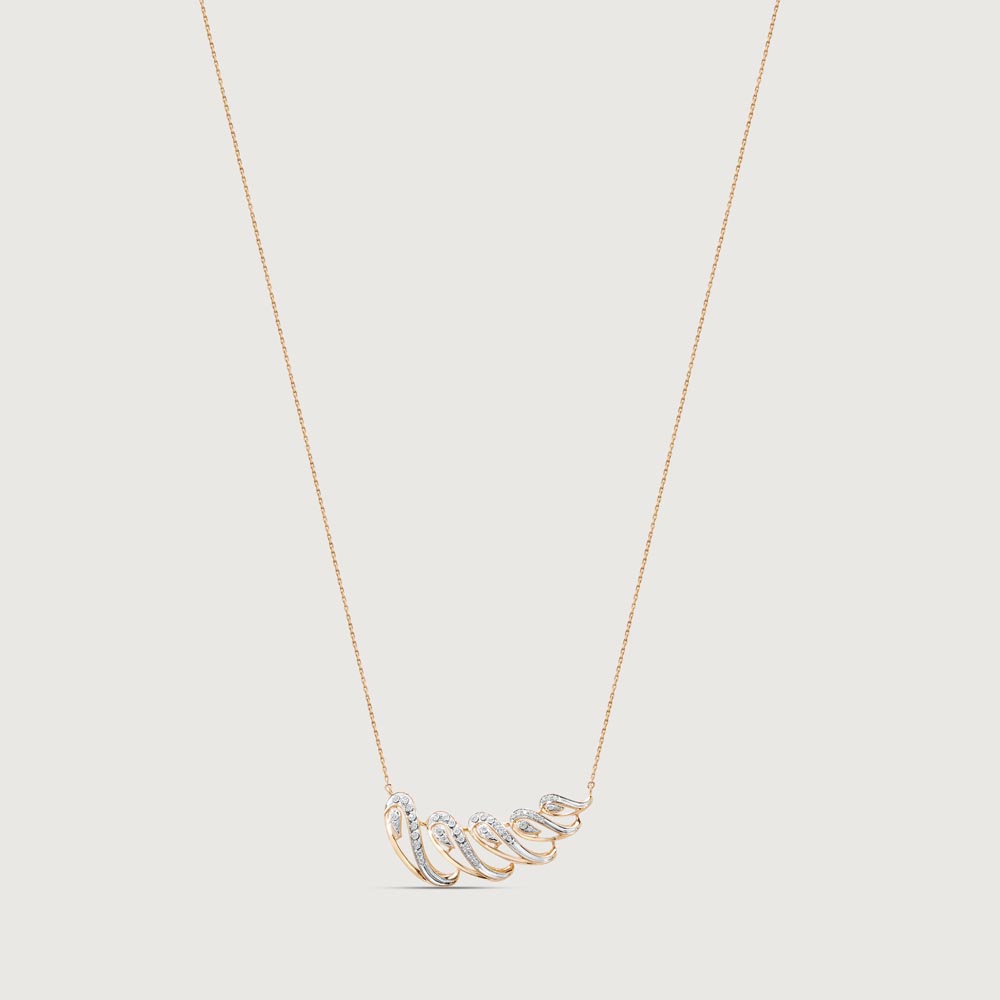 Paisley Twist Diamond Necklace,,hi-res image number null