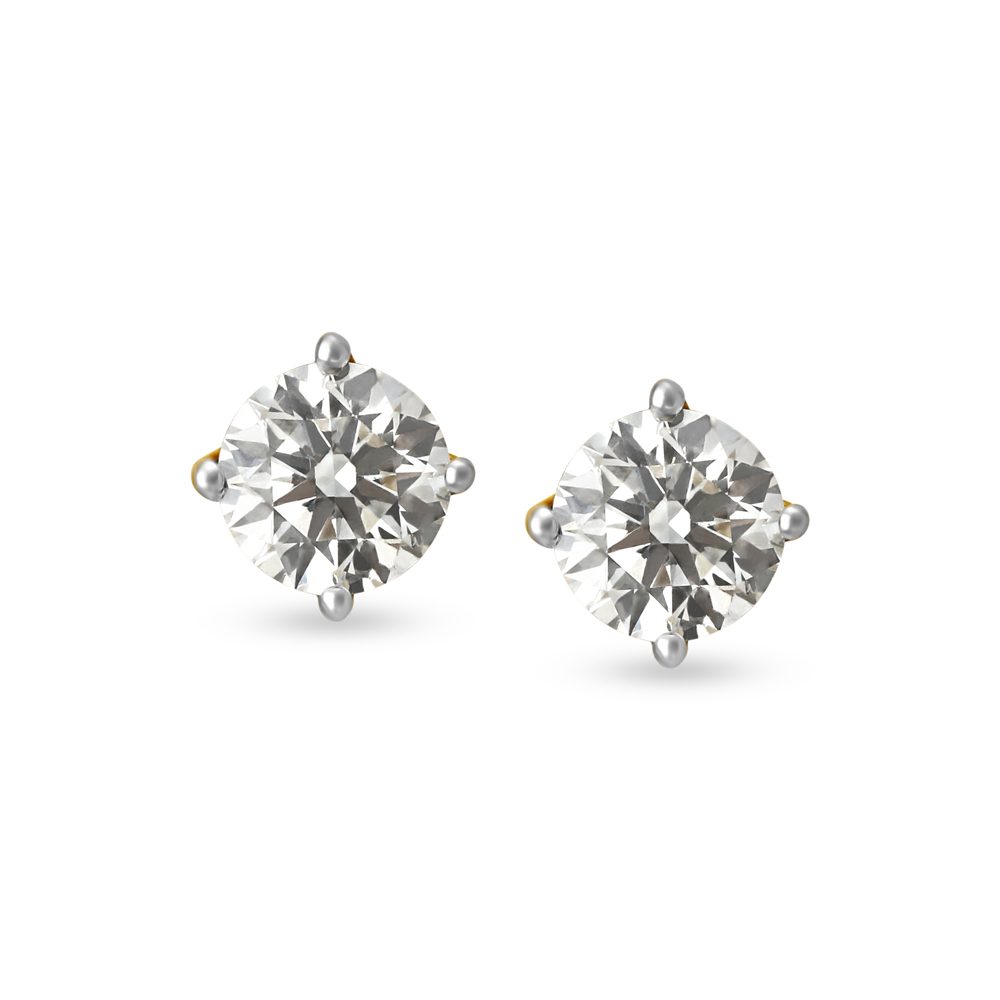 Signature Sparkle Solitaire Stud Earrings,,hi-res image number null