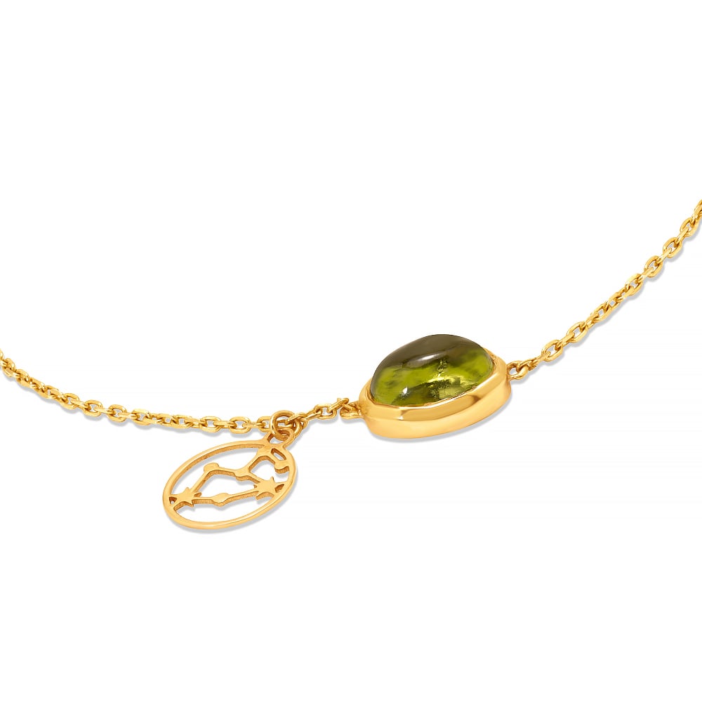 14KT Leo Birthstone Yellow Gold Bracelet,,hi-res image number null