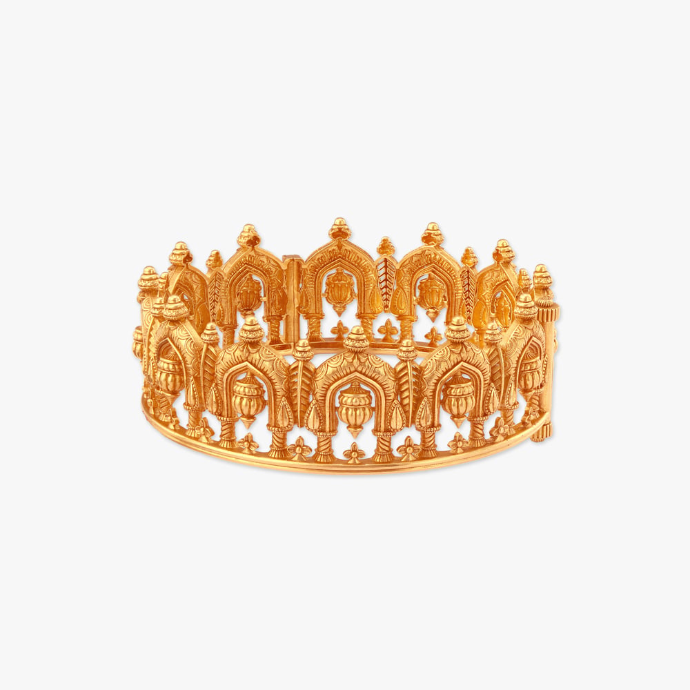 Archways of Splendour Gold Bangles,,hi-res image number null