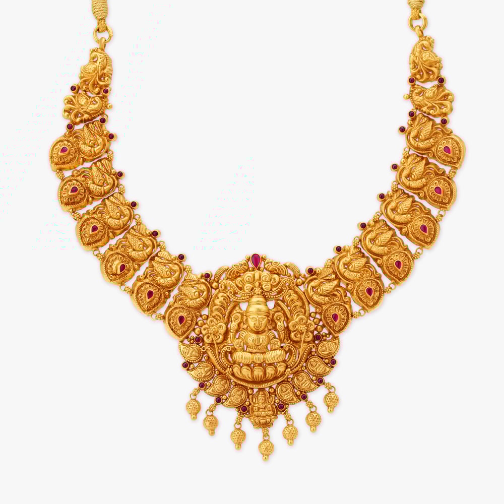 

Laxmi Motif Gold Necklace