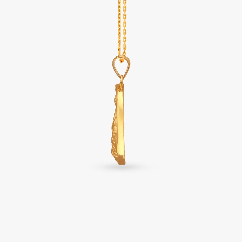 

Pisces Zodiac Gold Pendant