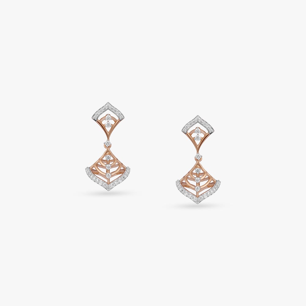 

Radiant Arch Diamond Jhumka Earrings